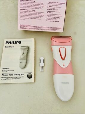 Philips SatinShave Essential Women’s Wet & Dry Electric Shaver for Legs & Body